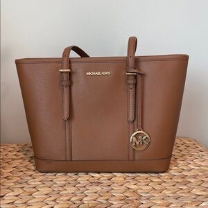Michael Kors Tan Leather Tote